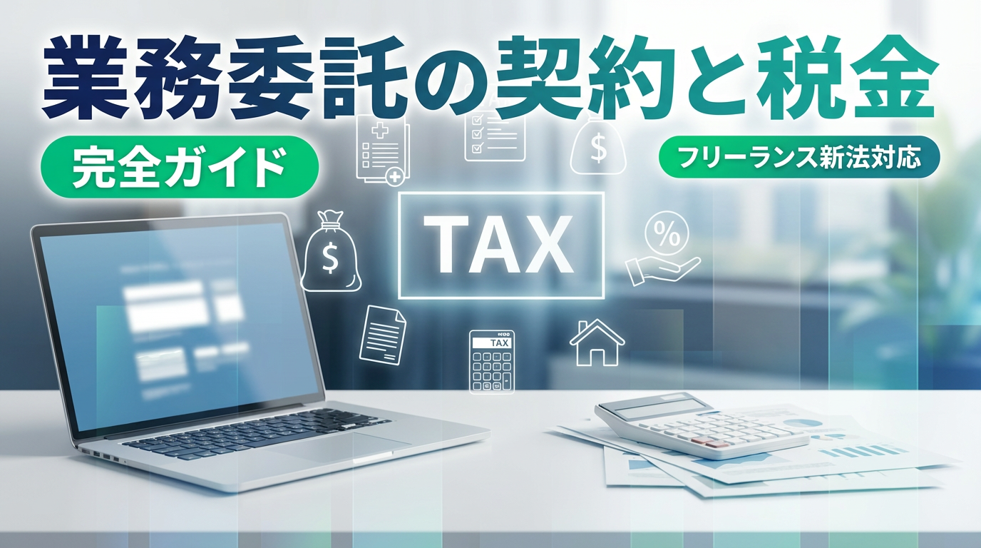 業務委託と副業の違いとは？契約書の注意点・税金まで解説