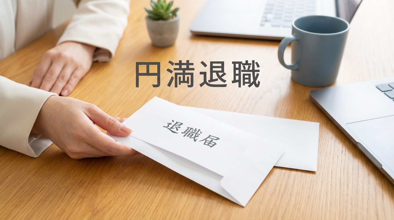 退職の伝え方｜上司への切り出し方・タイミング・円満退職のための例文集