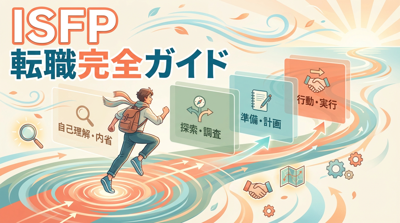 ISFPの転職成功法｜冒険家タイプが失敗しない仕事選びのコツ