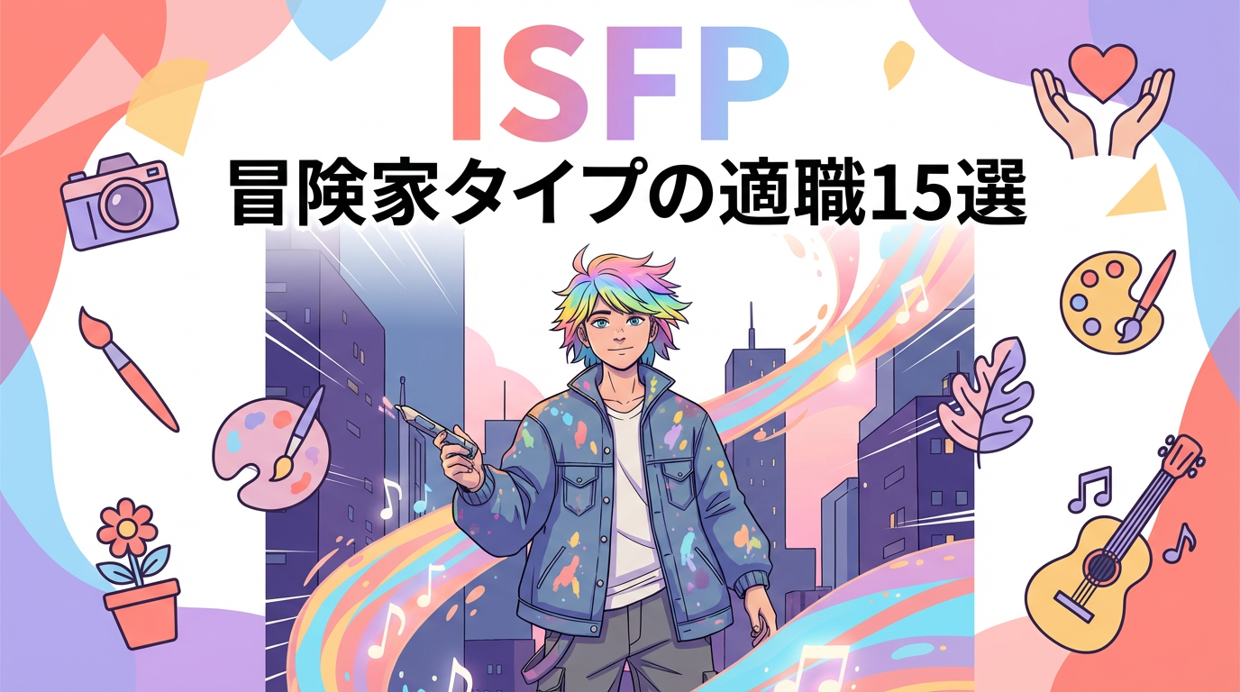 ISFP（冒険家）に向いてる仕事15選｜強みを活かせる職業とは