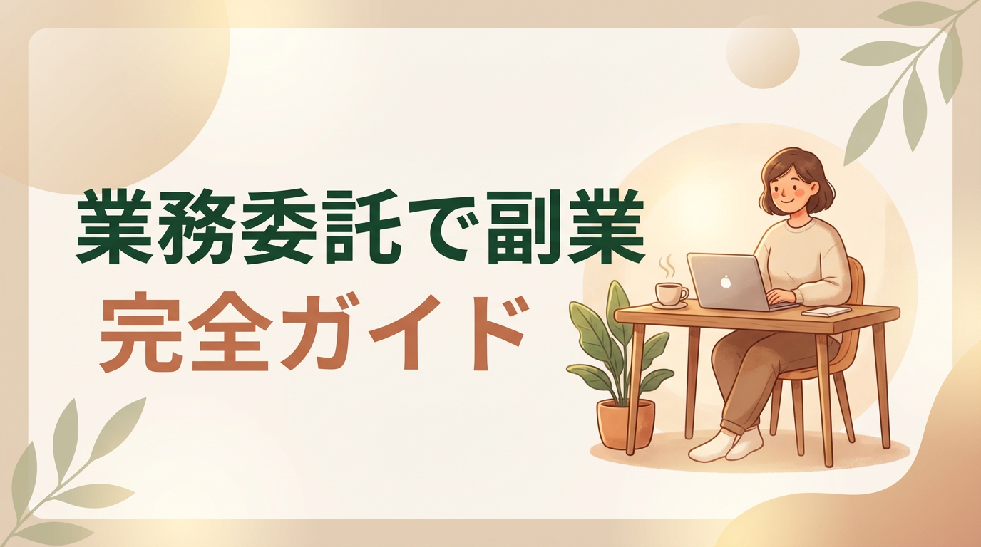 業務委託で副業を始める方法｜契約・税金・おすすめ職種ガイド