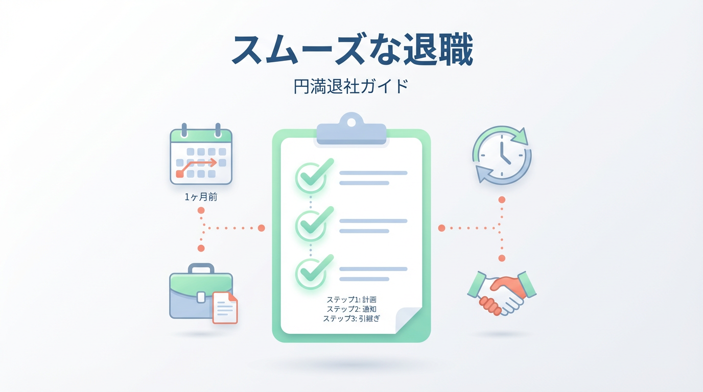円満退職するための完全ガイド｜引き止めへの対処法と退職までのステップ
