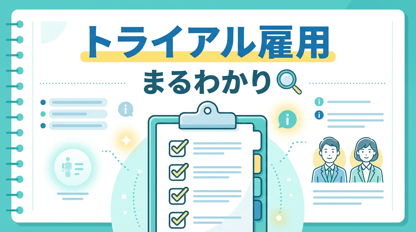 トライアル雇用とは？制度の仕組み・条件・お試し転職との違いを徹底解説